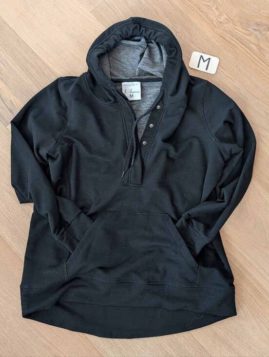 J. America Tops - 3/$30 J America Black Pullover Hoodie